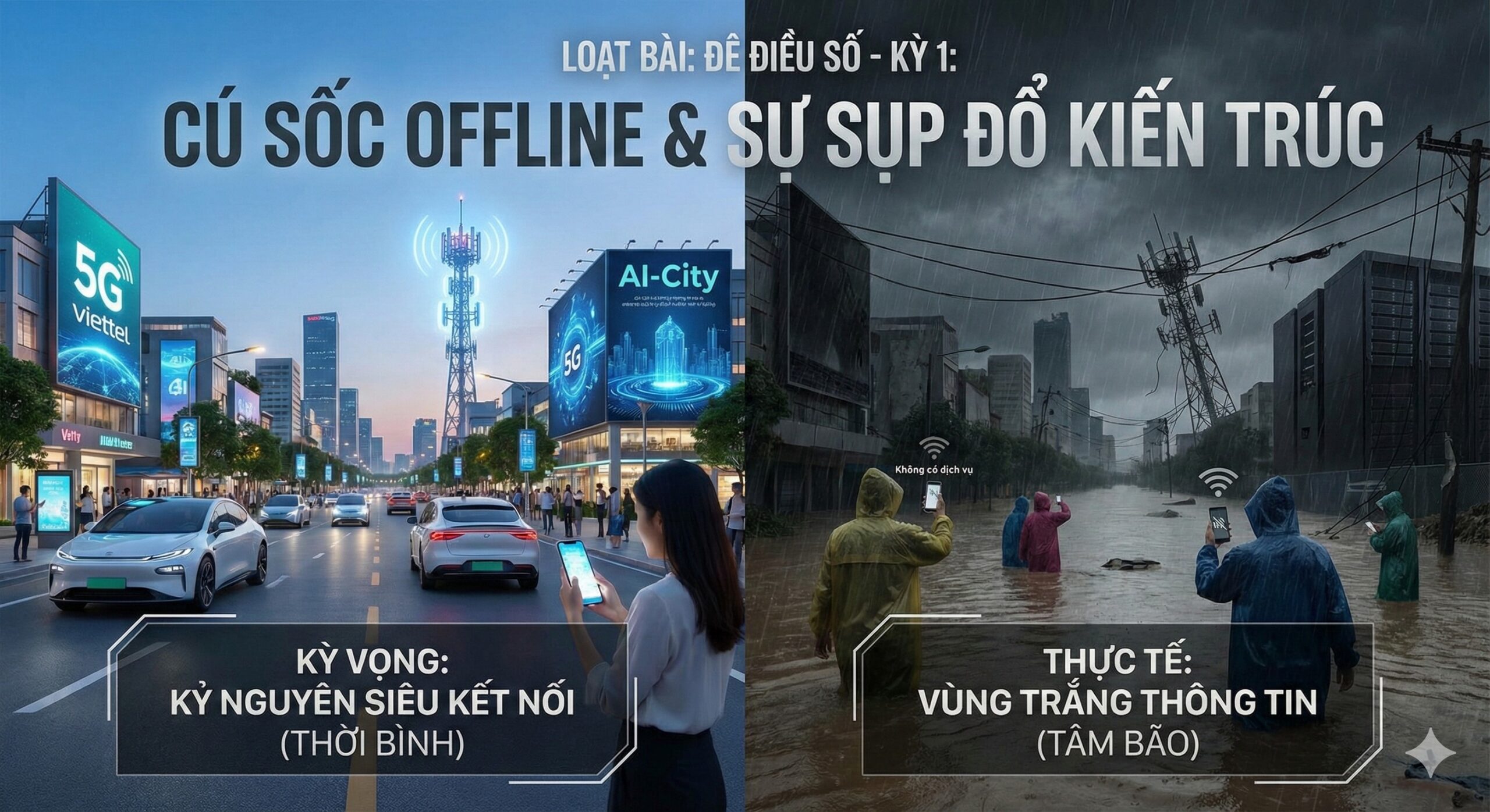 ĐÊ ĐIỀU SỐ – KỲ 1: “CÚ SỐC OFFLINE” VÀ SỰ SỤP ĐỔ CỦA CÁC KIẾN TRÚC RỜI RẠC