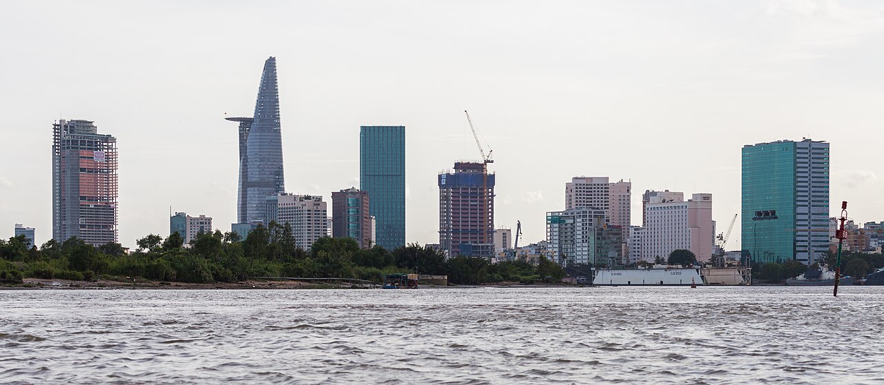 Ho Chi Minh City financial skyline tied to Vietnam bank profit forecasts for 2026