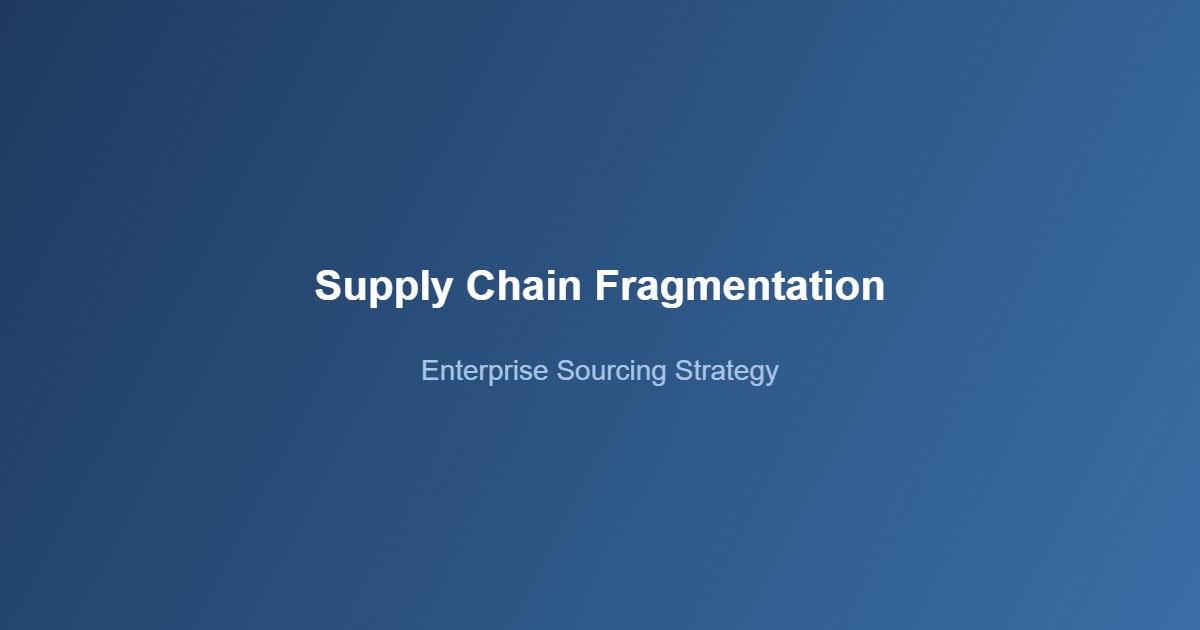 China semiconductor manufacturing supply chain fragmentation enterprise strategy 2026