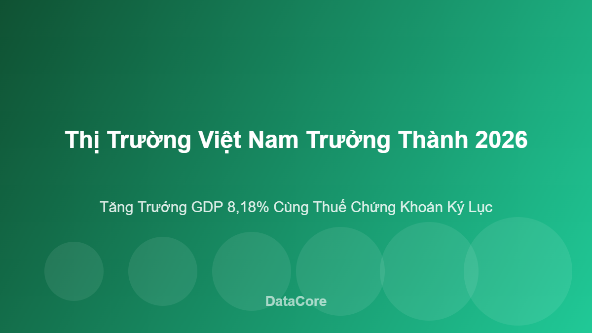 Công ty chứng khoán nộp thuế 2026 tăng trưởng GDP và thị trường trưởng thành