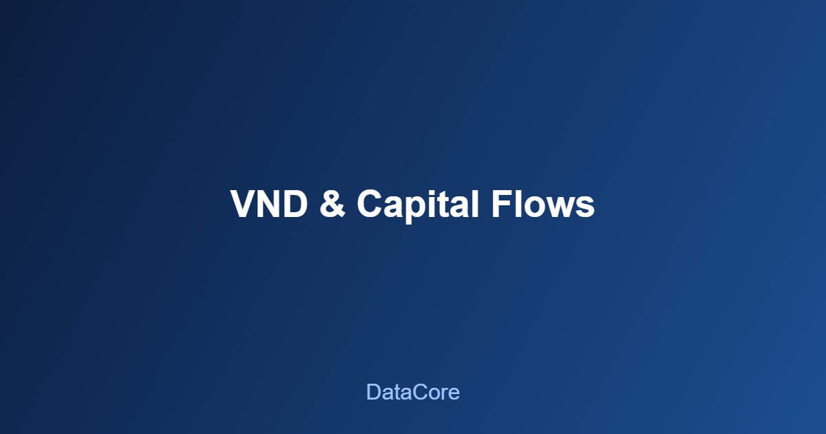 VND capital flows and Fed interest rate decision Vietnam impact chart