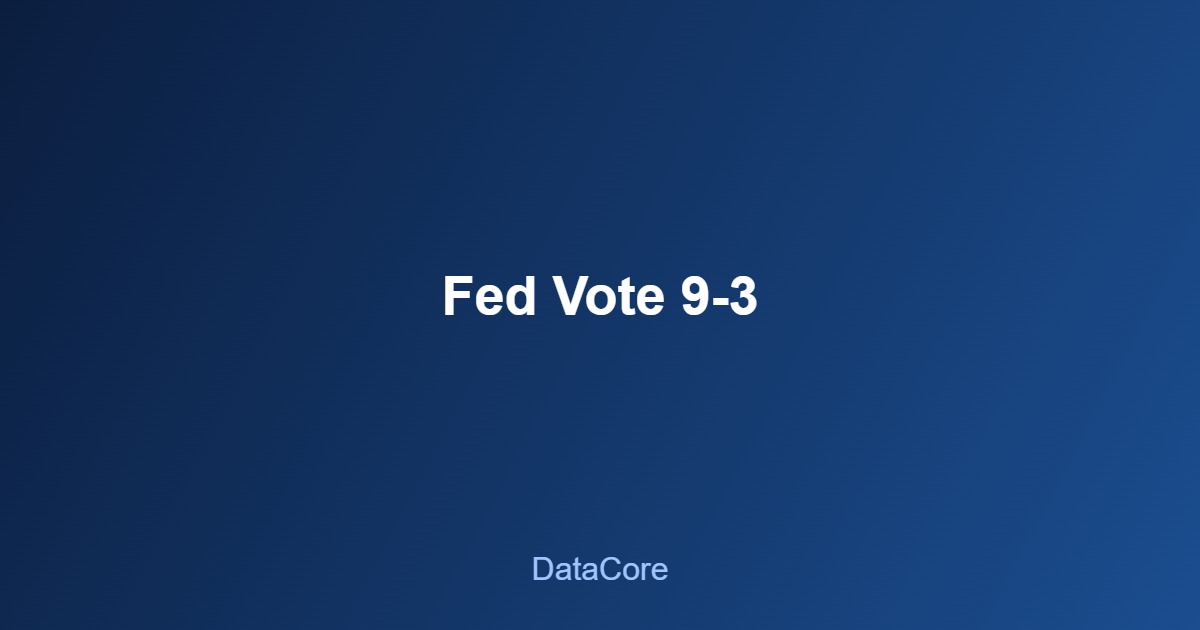 Fed 9-3 vote on interest rate decision affecting Vietnam