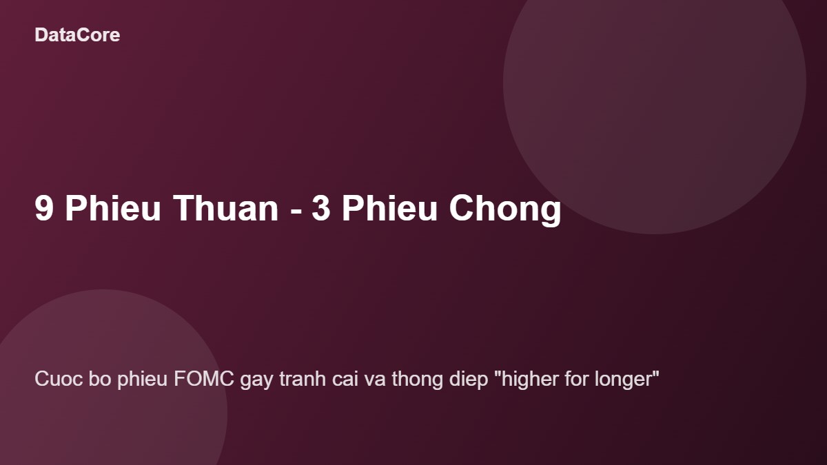 Minh họa cuộc bỏ phiếu 9-3 của FOMC về quyết định giữ nguyên lãi suất Fed tháng 7 năm 2026