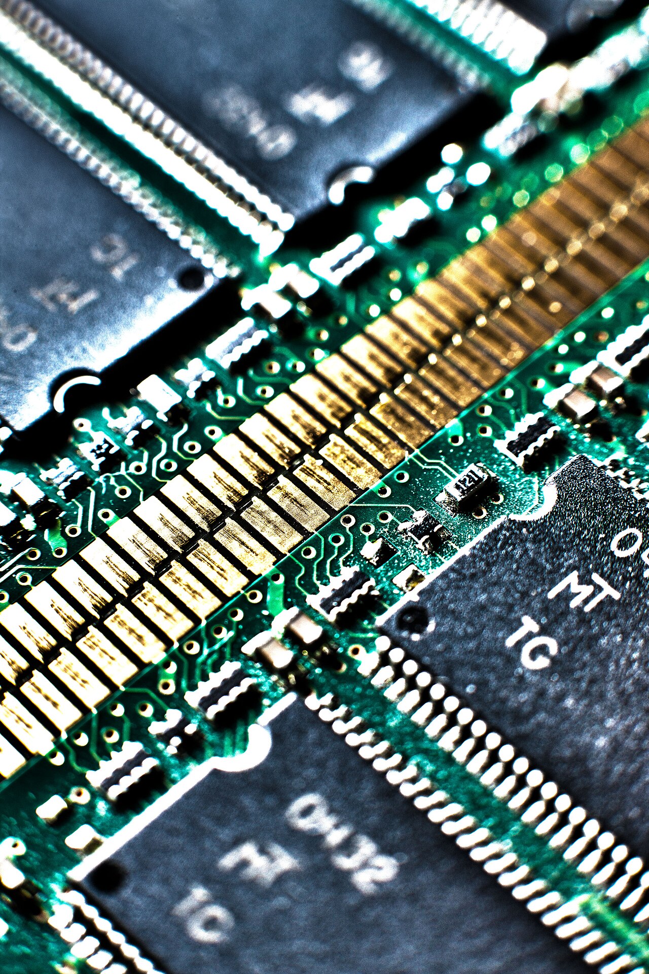 Computer circuit board representing GPU and AI compute hardware - NVIDIA Vera Rubin