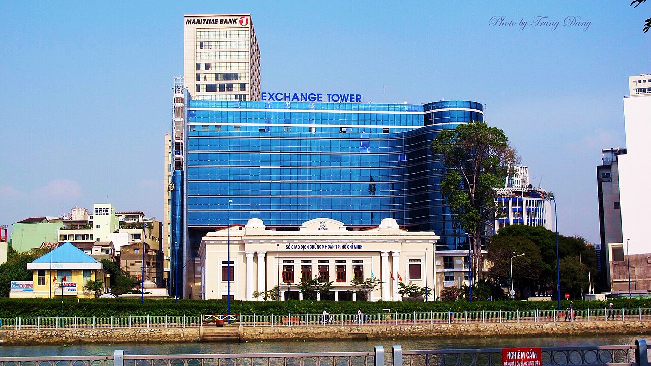 Ho Chi Minh Stock Exchange building - Vietnam stock market VN-Index 2026