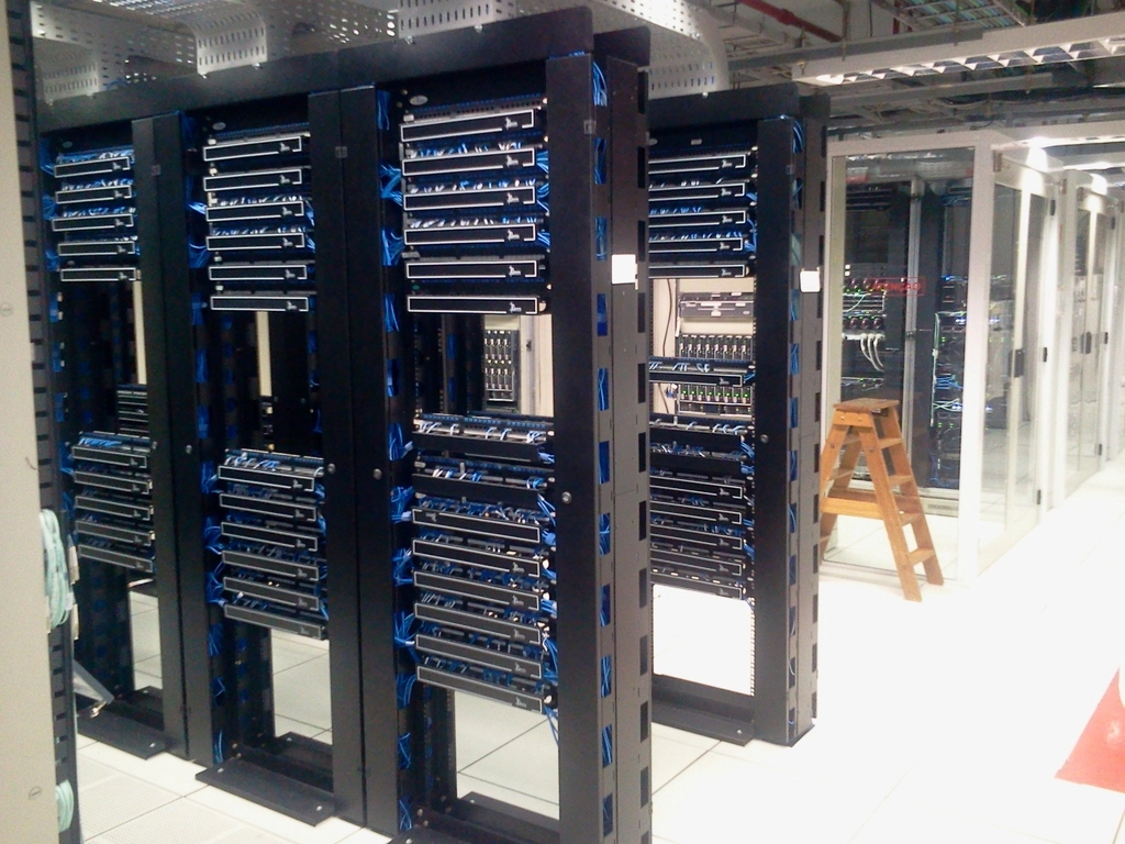 Data-first AI infrastructure: data center server room representing enterprise data platforms