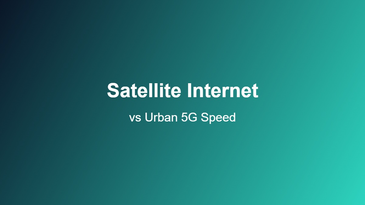 Starlink Việt Nam so sánh tốc độ với 5G đô thị