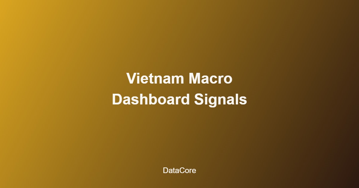 Vietnam gold price data macro dashboard
