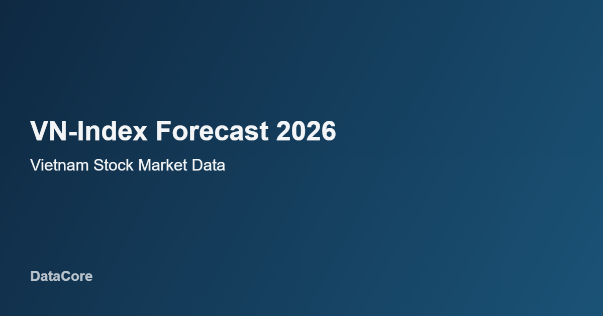 Dự Báo VN-Index 2026: Vì Sao Dữ Liệu Thị Trường Việt Nam Quan Trọng Hơn Mốc 1.885 Điểm